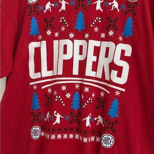 Red Clippers Short Sleeve Tee xl 100% cotton
